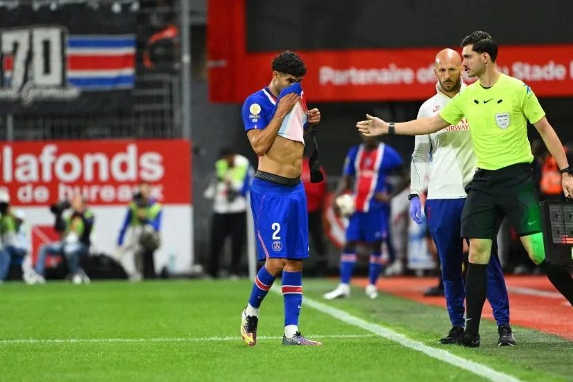 À deux jours d'OM-PSG, Achraf Hakimi n'a pas encore repris l'entraînement collectif