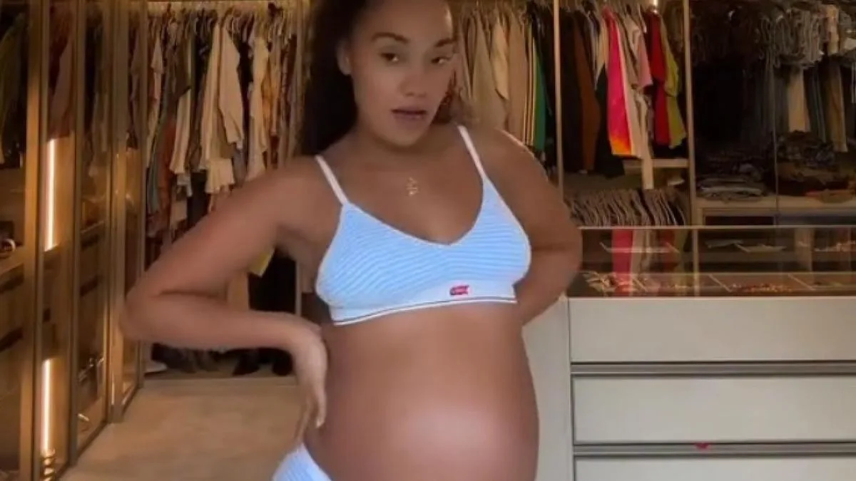 Pregnant Leigh-Anne Pinnock urges haters to 'free the bump'