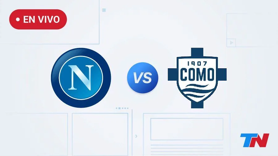 Napoli vs Como 1907 en vivo por la fecha 2 de la Serie A de Italia: hora, dónde ver y formaciones