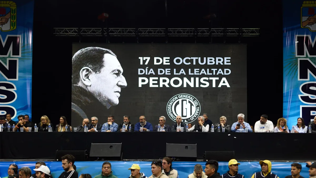 Acto sindical sin bombos y un festival de rock, cumbia y rap: cómo será el festejo de la CGT por el 17 de octubre