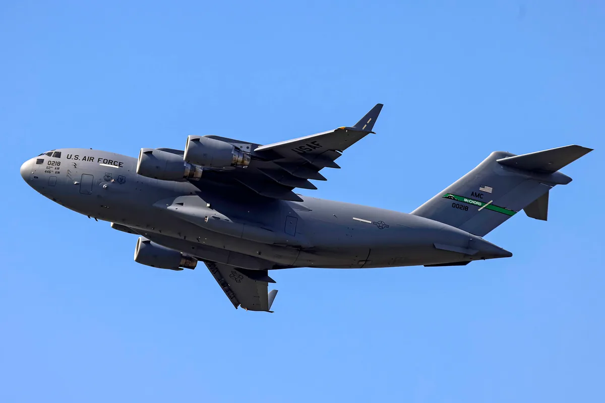 Mystery as U.S. military transport plane lands in Moscow