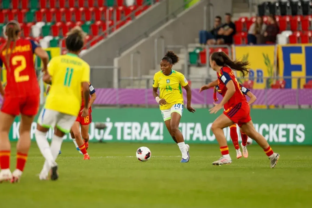 Brasil perde para Espanha e dá adeus à Copa do Mundo Feminina Sub-20