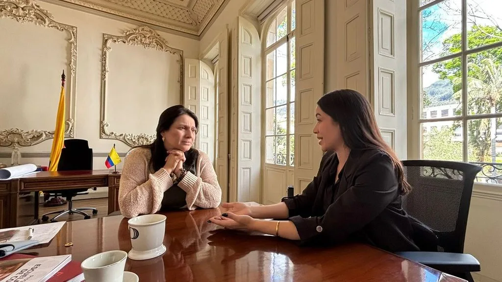 Secretaria Política de Vente Venezuela en Carabobo visitó Colombia para denunciar la crisis venezolana