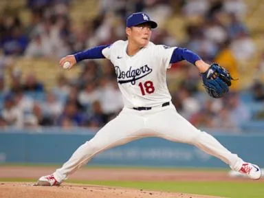 Yamamoto strikes out 10 as the Dodgers rout the Reds 14-1 for 7th straight win