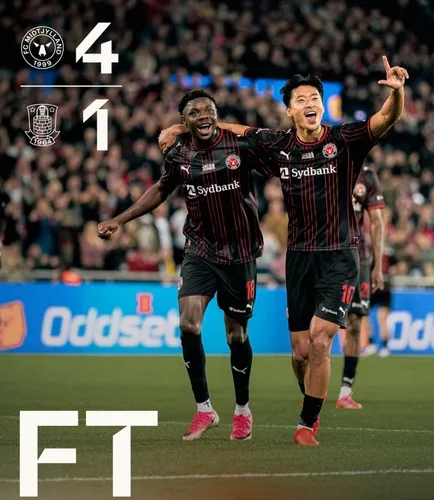 '1기 모레노호' 발탁 조규성 2도움 활약…미트윌란은 4-1 대승