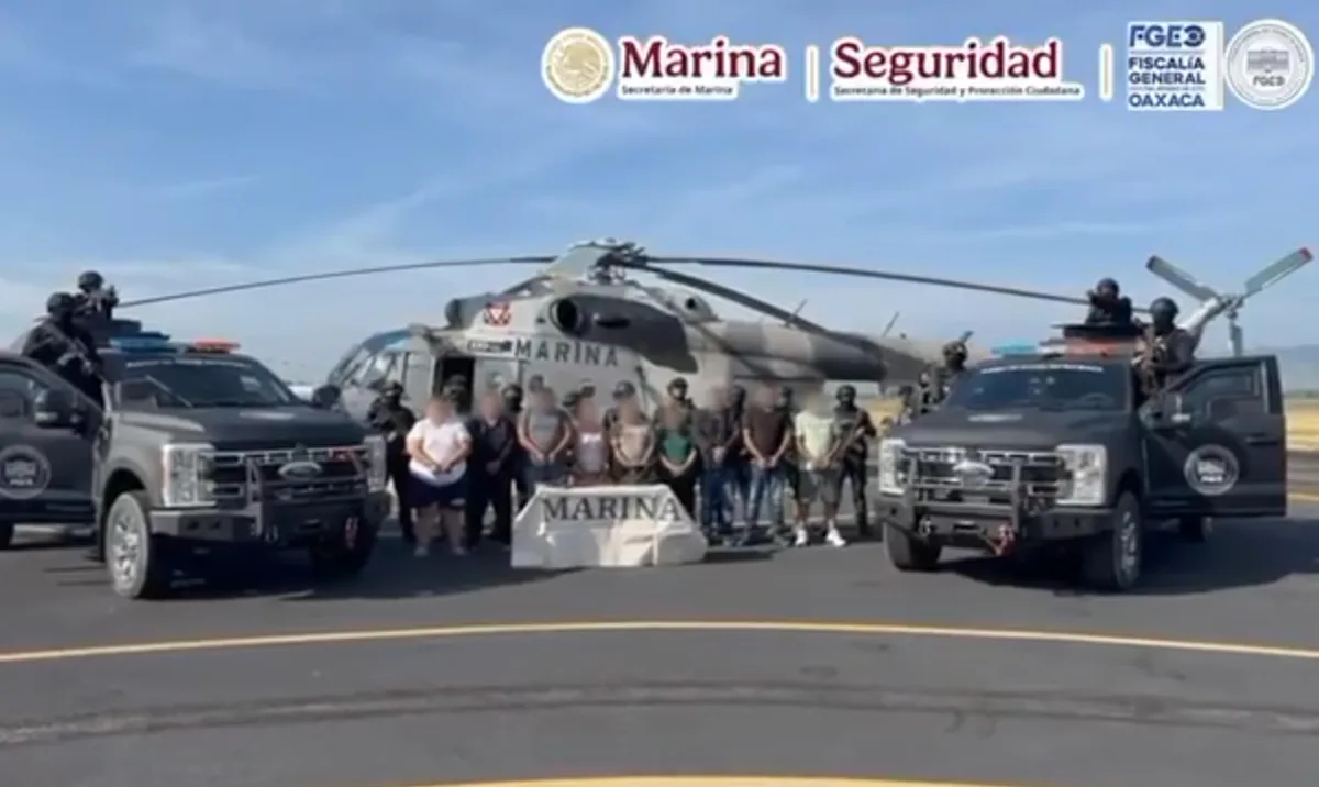 Tras cateos en 21 inmuebles caen diez ‘sindicalistas’ en Oaxaca; son acusados por despojo, narcomenudeo y extorsión