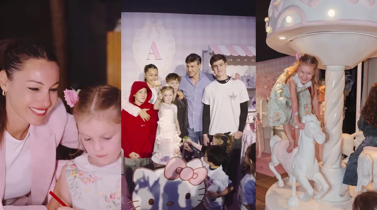 Así fue la fiesta de cumpleaños de Anita, la hija de Pampita y Roberto García Moritán, con toda su familia ensamblada