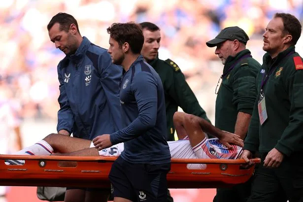 Crystal Palace star stretchered off in tears as injury nightmare returns on opening day