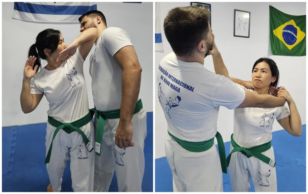 Aulas de defesa pessoal resgatam confiança de vítimas de violência em academia de Sorocaba: 'Cansei de contar com a sorte', diz aluna