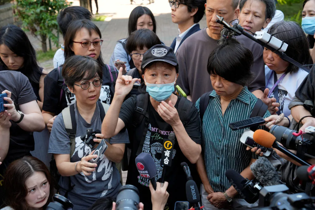 Hong Kong court sentences 3 Tiananmen vigil organizers to prison in national security case