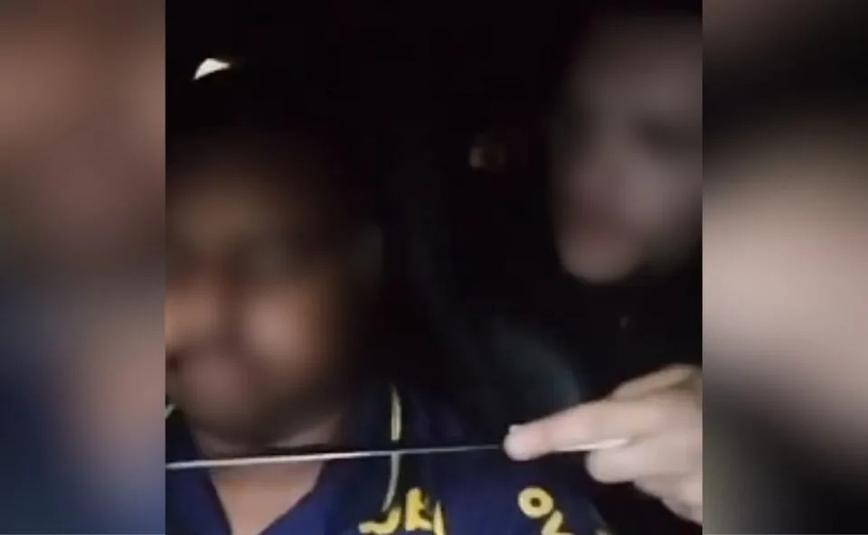 Motorista sofre tentativa de assalto, é ameaçado com faca no pescoço e bate de propósito para fugir; vídeo