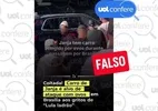 Vídeo foi feito na Albânia e não mostra carro de Janja atacado com ovos