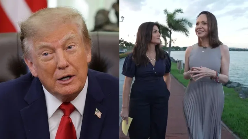 Este fue el dardo que envió María Corina Machado a Trump desde Panamá
