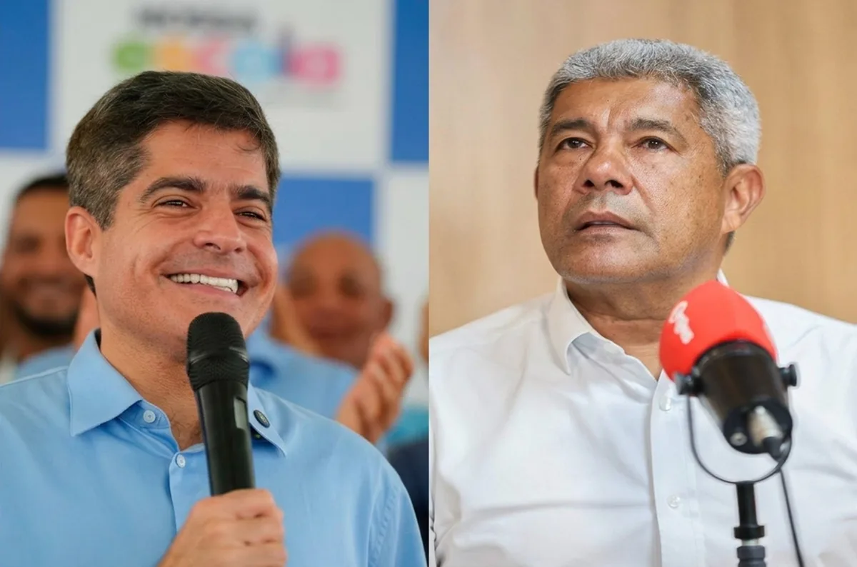 Na TV, ACM Neto mira insegurança e Jerônimo se apresenta como do “time de Lula”