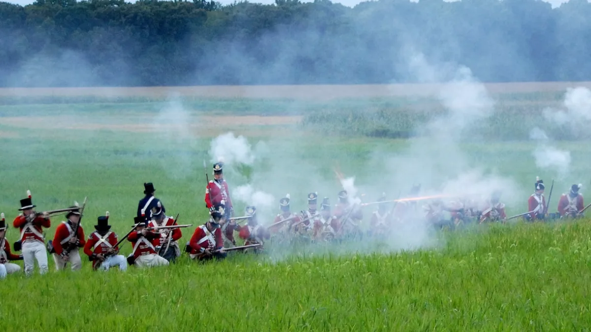Built in 1743, this 1,050-acre Maryland farm became a War of 1812 battlefield where...