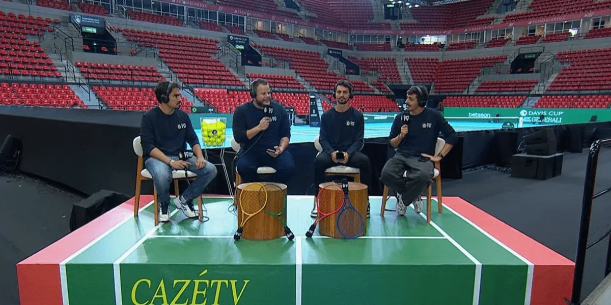 Dona dos direitos exclusivos, CazéTV fará cobertura especial da Copa Davis com “volta” de Fernando Nardini