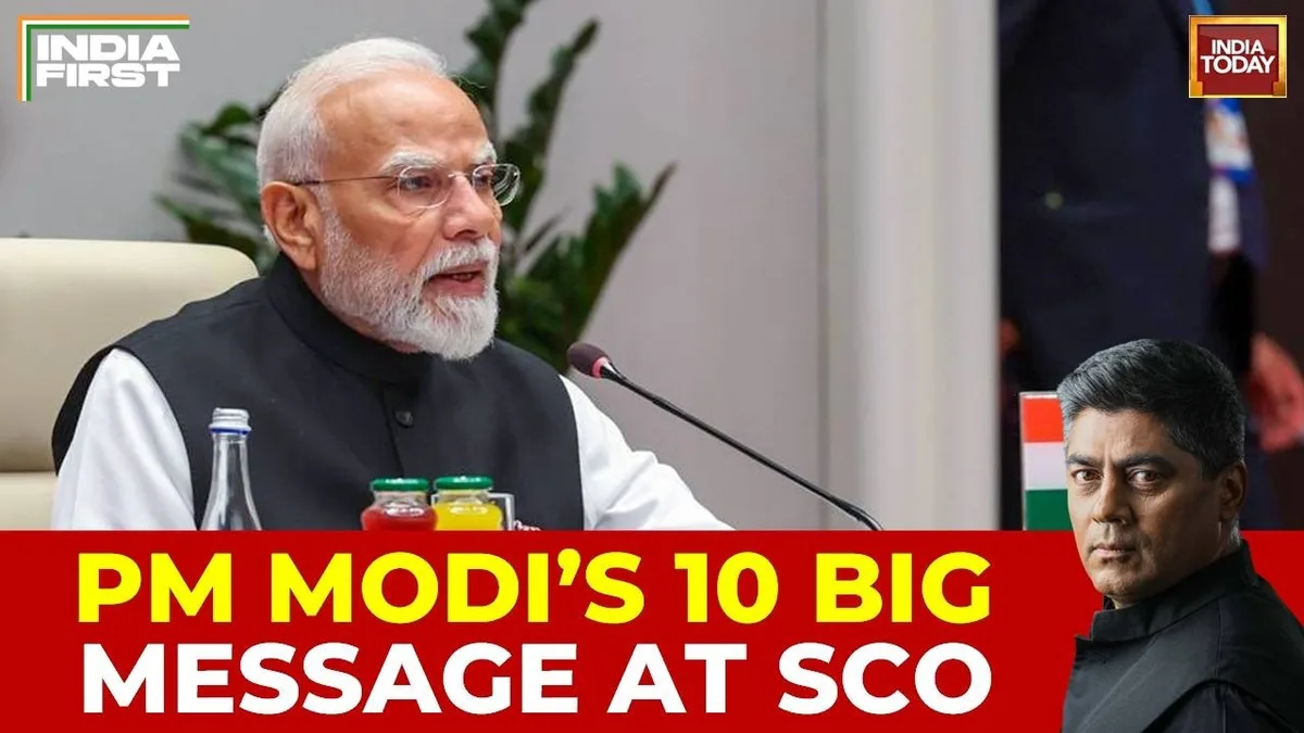 PM Modi at SCO Summit: Calls for Action on Cross-Border Terror, Connectivity, and Trade