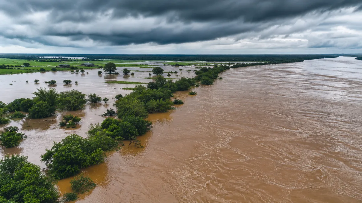 Defesa Civil emite alerta de risco muito alto para inundação no Rio Taquari