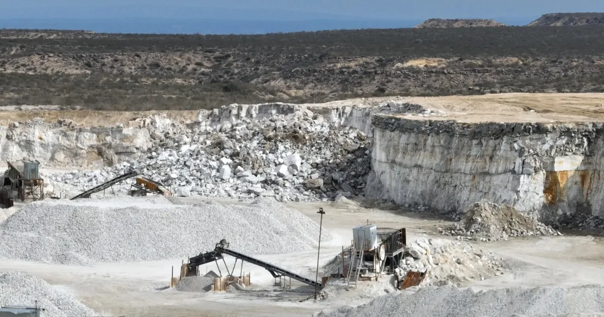 Se duplicó la producción de yeso en Río Negro: superó las 466.000 toneladas registradas