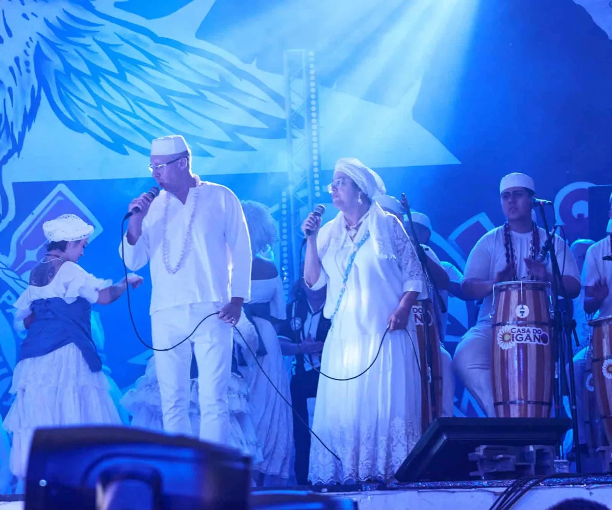 Carnaval: Instituto CEU Estrela Guia realiza gira de umbanda na quadra dos Gaviões da Fiel