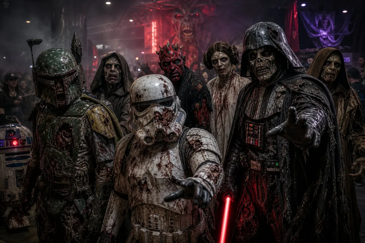 Desde el Lado Oscuro la Marcha Imperial del Terror regresa a Coyoacán en el Retro Fest con temática de monstruos y Star Wars