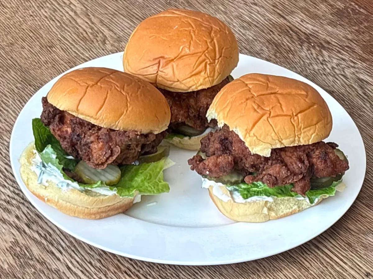 I made Ina Garten's fried-chicken sandwiches. They were fantastic — and the air fryer made the leftovers a hit, too.