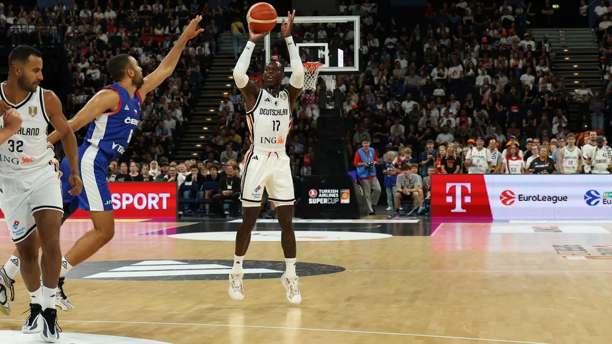 Sieg gegen Tschechien: Deutsche Basketballer im Supercup-Finale