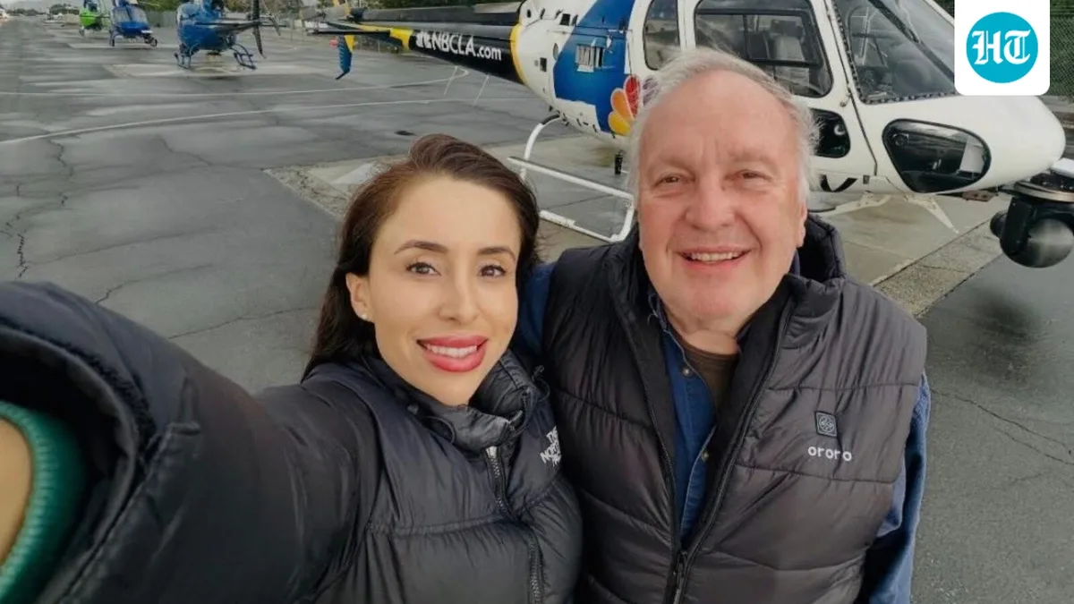 Eliana Moreno and George Marciniw's photos go viral as many mourn NBC Los Angeles helicopter crash deaths