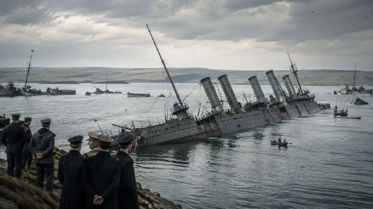 Germany sank 52 warships in 1919. A century later, their steel became valuable