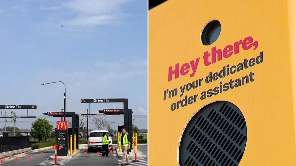 Would you like fries with that? McDonald’s AI takes the order in Australian-first