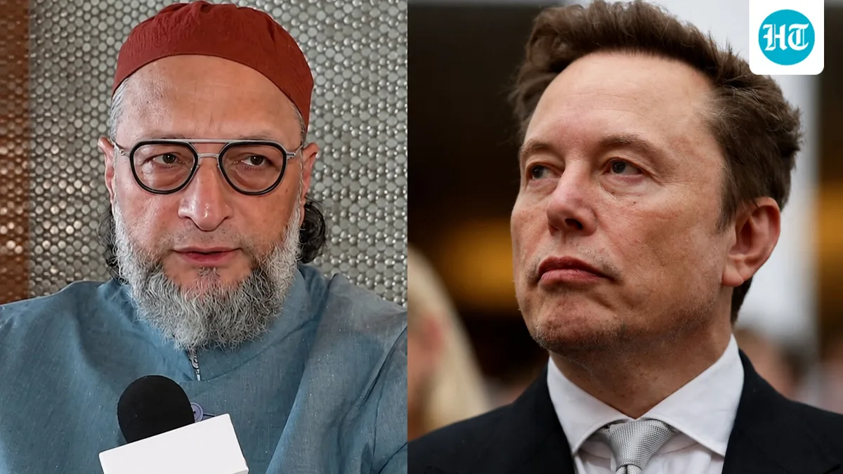 Amid Starlink row, Owaisi says he opposes Modi, but how can a ‘gora’ question India’s PM?
