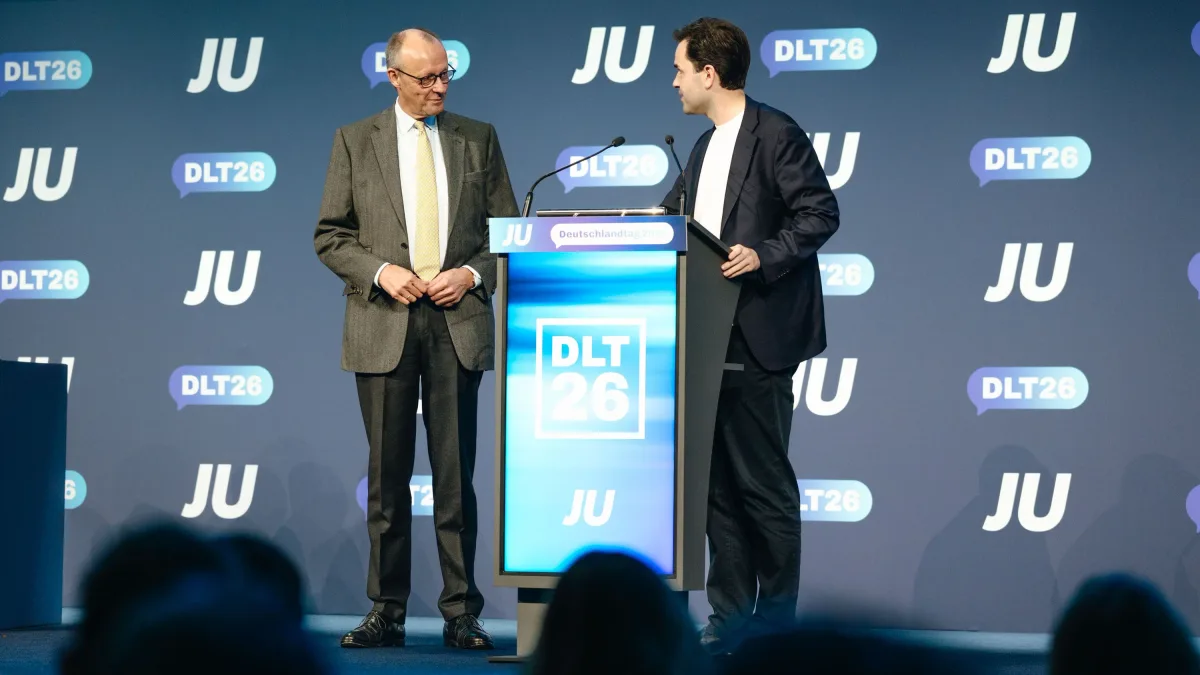 Deutschlandtag: Die Jugend will, dass der Kanzler „durchzieht“