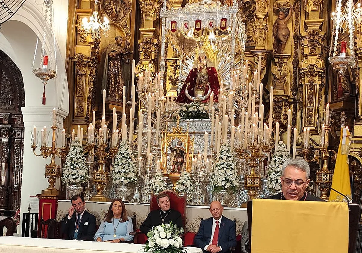 Adrián Ríos destaca en su pregón de Valme la grandeza de la Virgen, que une territorios y conquista corazones