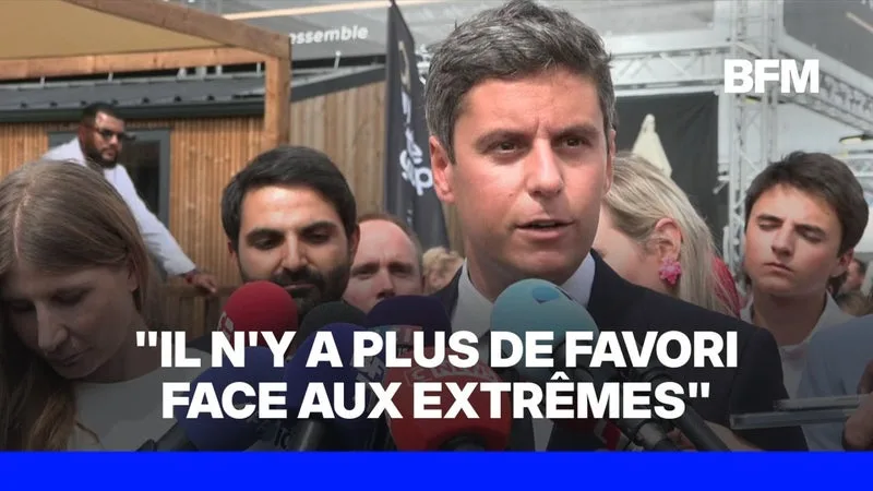 Campagne présidentielle: Gabriel Attal s'exprime depuis Châlons-en-Champagne