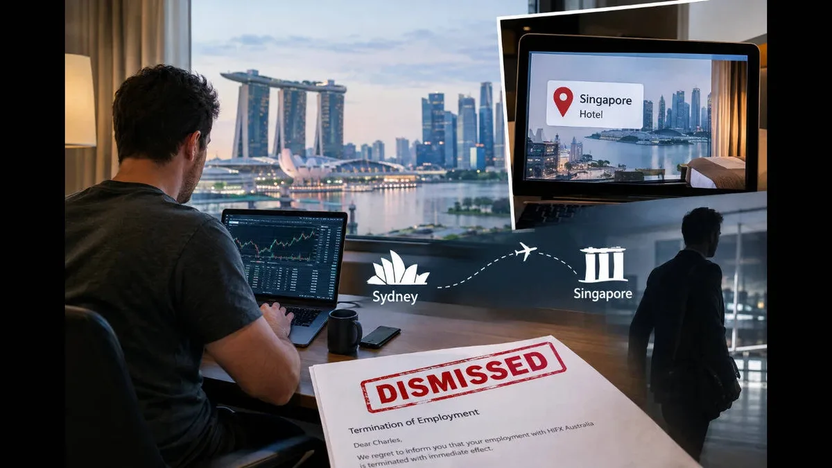 Sydney WFH trader fired after work laptop exposes his Singapore getaway, wins unfair dismissal case