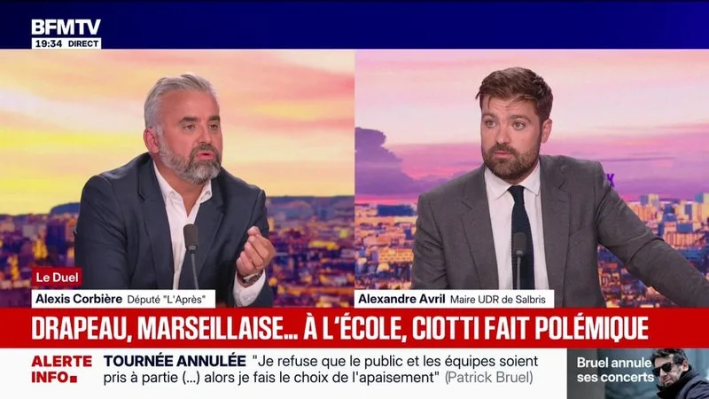 Tournée de Patrick Bruel annulée: "Il a eu raison, en ces circonstances, d'annuler sa tournée", affirme Alexandre Avril, maire UDR de Salbris
