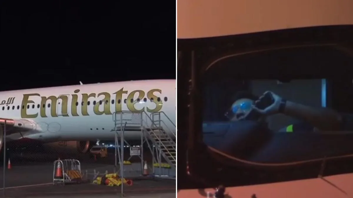 Emirates flight bound for Dubai returns to Adelaide after engine drama over outback