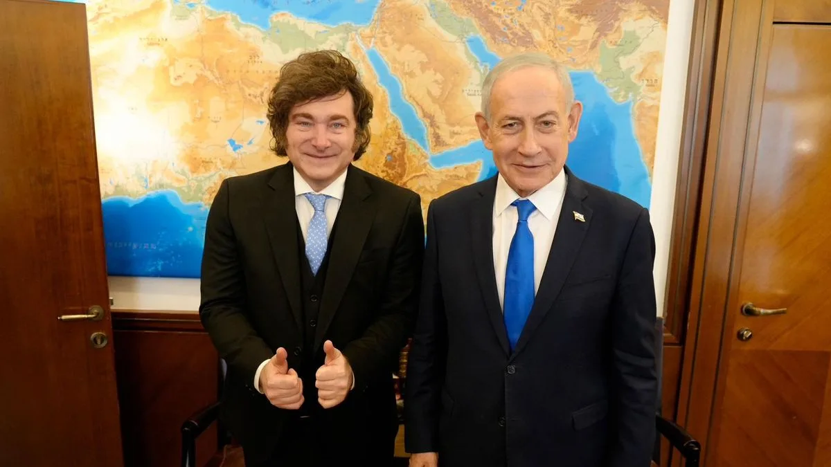 Javier Milei ratifica su apoyo a Benjamin Netanyahu en un momento de creciente aislamiento internacional del primer ministro