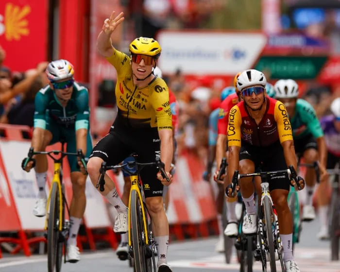 Vuelta a España: Britain’s Brennan seals hat-trick of stage wins as Mas retains lead