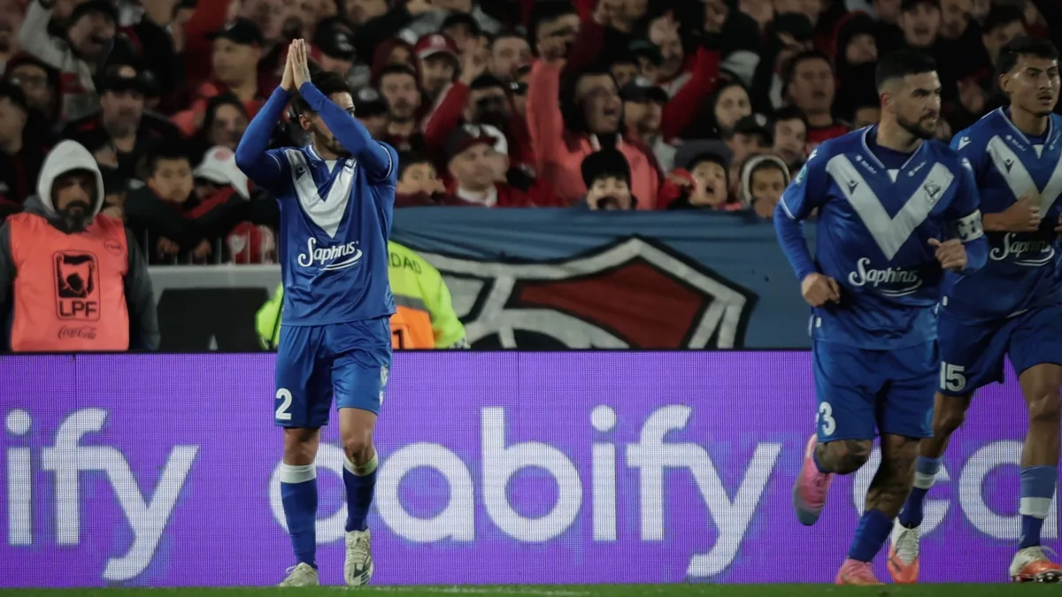 El gol de Manuel Lanzini que le dio el empate a Vélez ante River Plate: así explicó su festejo