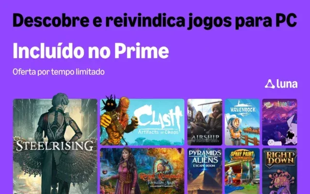 Amazon Luna (Prime Gaming) de agosto traz 9 jogos; veja lista completa!