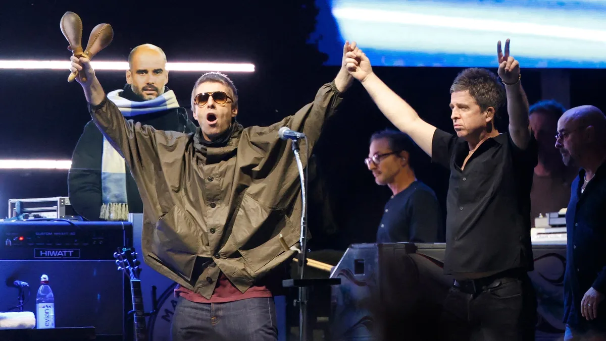 Oasis Doc Trailer Shows Noel Gallagher Asking, ‘Will It Fall Apart Again?’