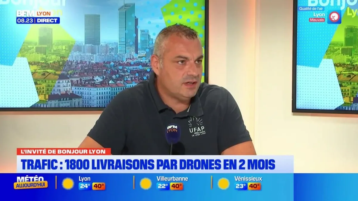Sylvain Royere, le secrétaire général adjoint régional UFAP de Lyon, est l'invité de Bonjour Lyon