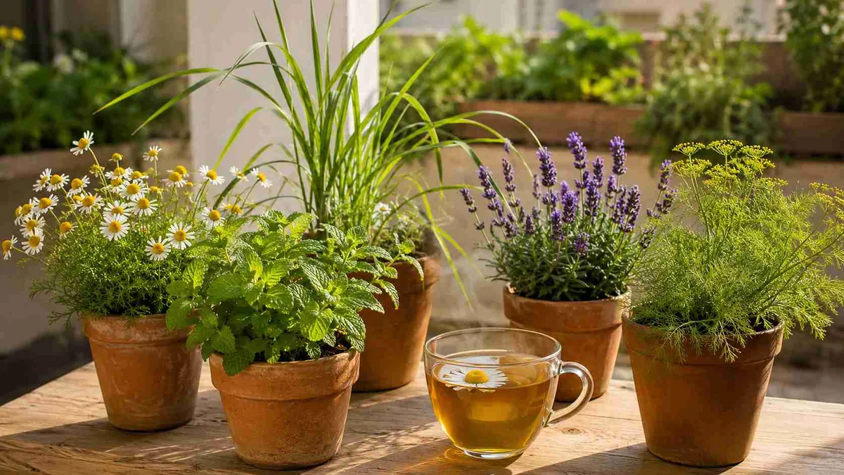 8 plantas medicinais fáceis de manter em casa para preparar chás calmantes e que conquistaram espaço tanto em hortas quanto em jardins ornamentais