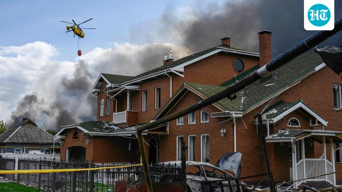 Russia launches drone strikes on Kyiv, several injured in attacks across Ukraine as tensions simmer