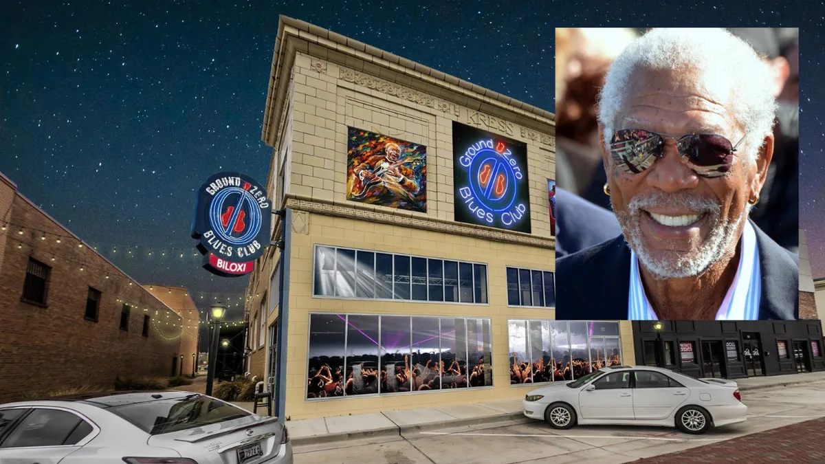 Morgan Freeman revives historic Mississippi store as a blues club with 400 shows a year