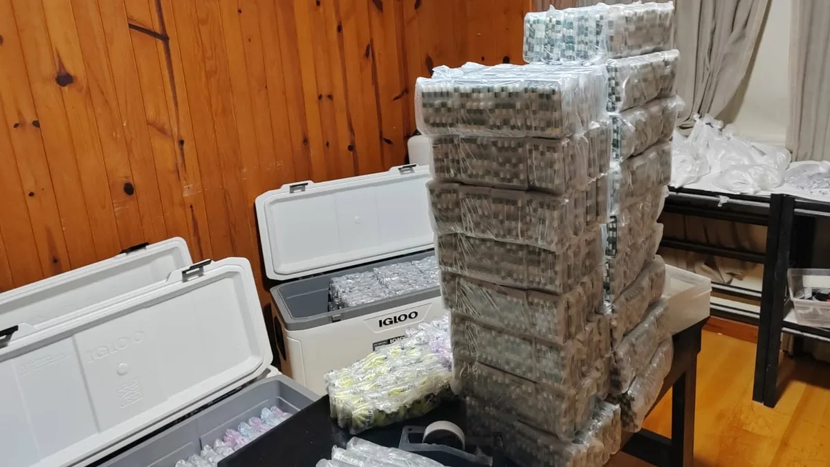Así es el narcolaboratorio de Guatemala que escondía cocaína, crack, armas de grueso calibre y casi mil municiones