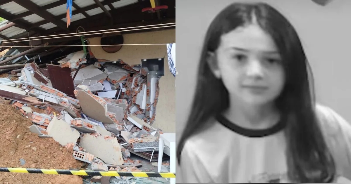 Família autoriza doação de órgãos da menina de 10 anos que morreu na UTI após deslizamento de terra em SC