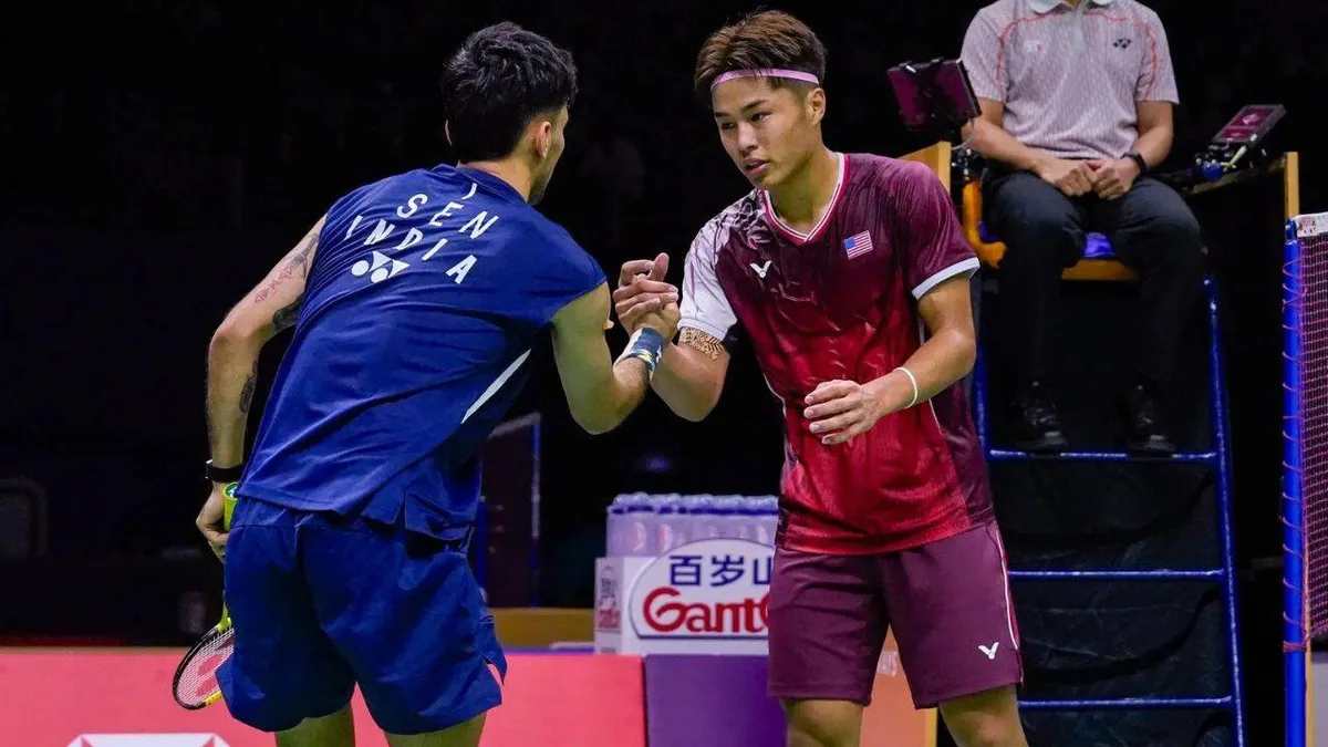 'Speechless' Garret Tan silences Lakshya Sen and Delhi crowd at BWF World C'ships