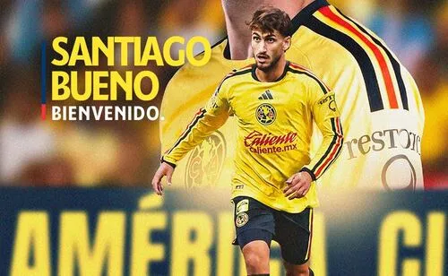 América sigue reforzándose y anuncia a Santiago Bueno como su nuevo fichaje